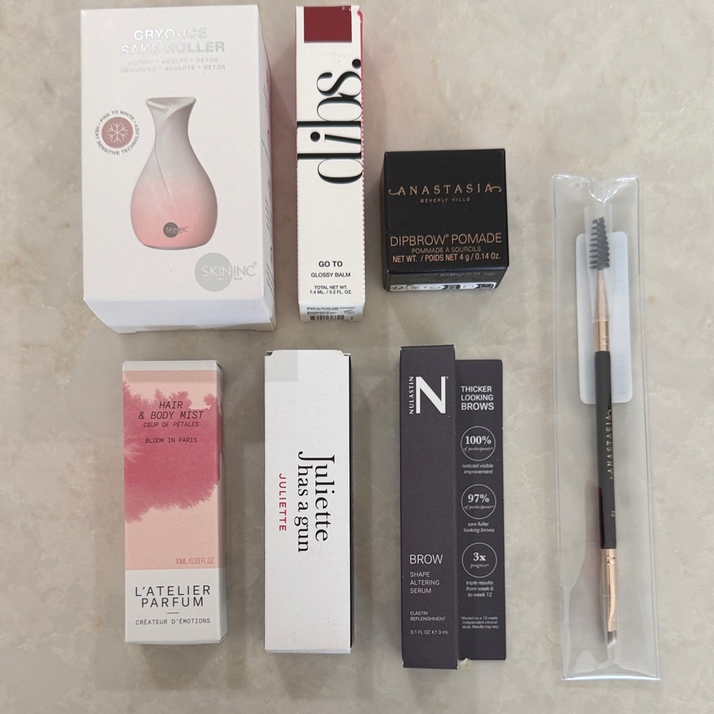 Unused Allure beauty box items